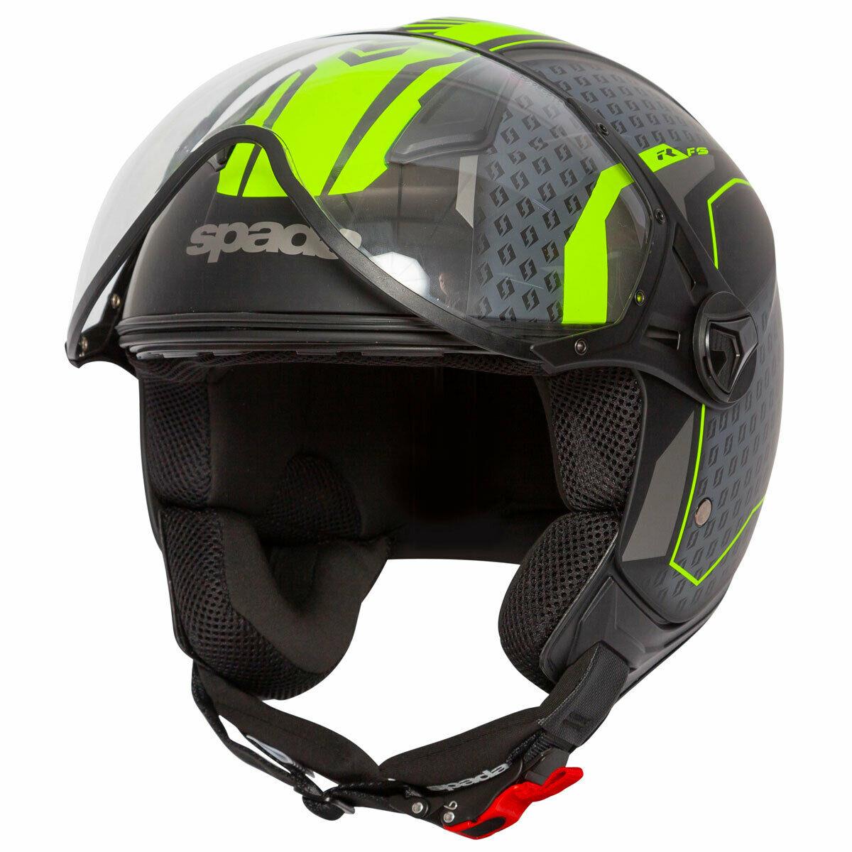 Spada Hellion Arrow Open Face Motorcycle Scooter Bike Helmet