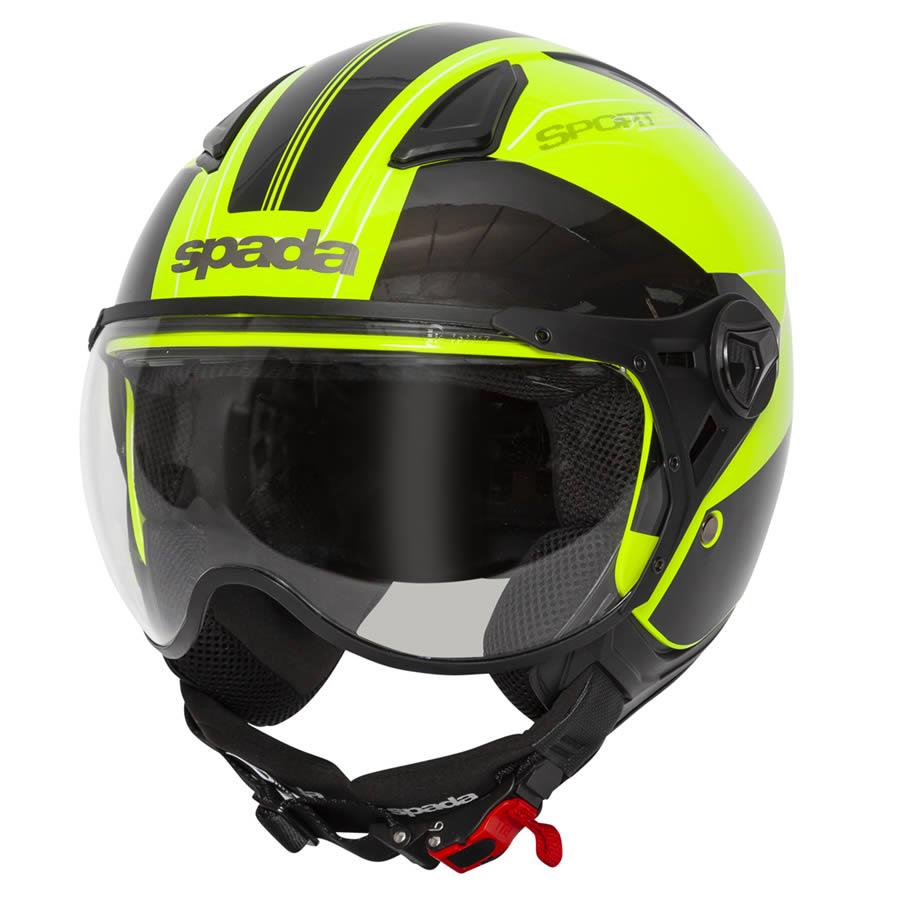 Spada Hellion Twist Open Face Motorcycle Scooter Bike Helmet