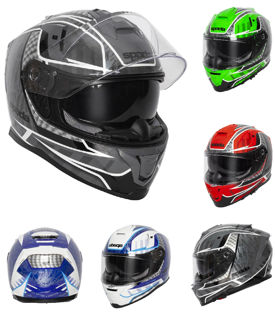 Spada SP1 Raptor Full Face Motorbike Motorcycle Helmet - SALE