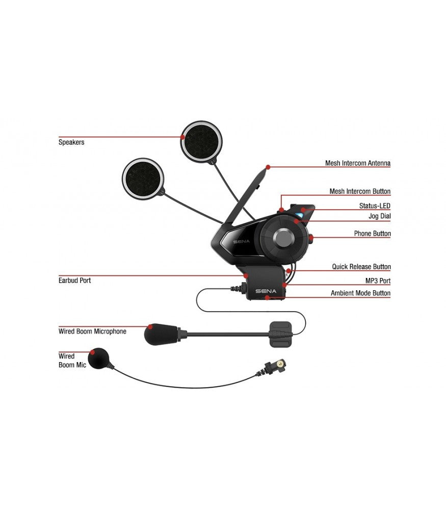 Sena 30K Dual Pack Bluetooth Headset Intercom Communication System