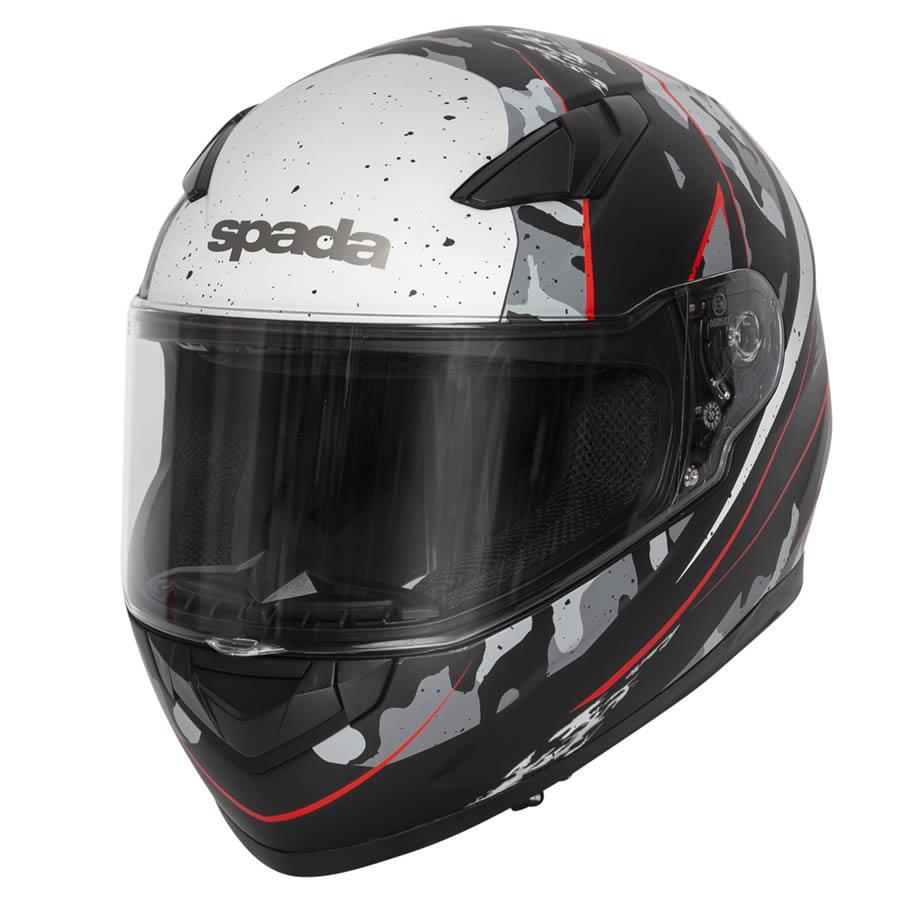 Spada Raiden Camo Full Face Motorcycle Motorbike Helmet