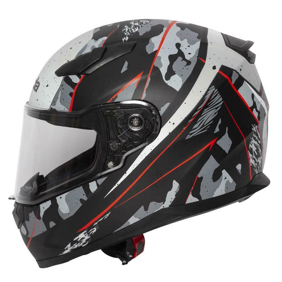 Spada Raiden Camo Full Face Motorcycle Motorbike Helmet