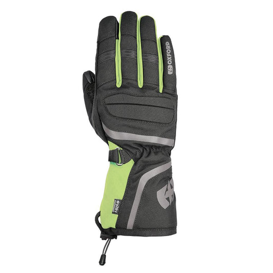 Oxford Convoy 3.0 MS Motorbike Riding Gloves Black & Fluo