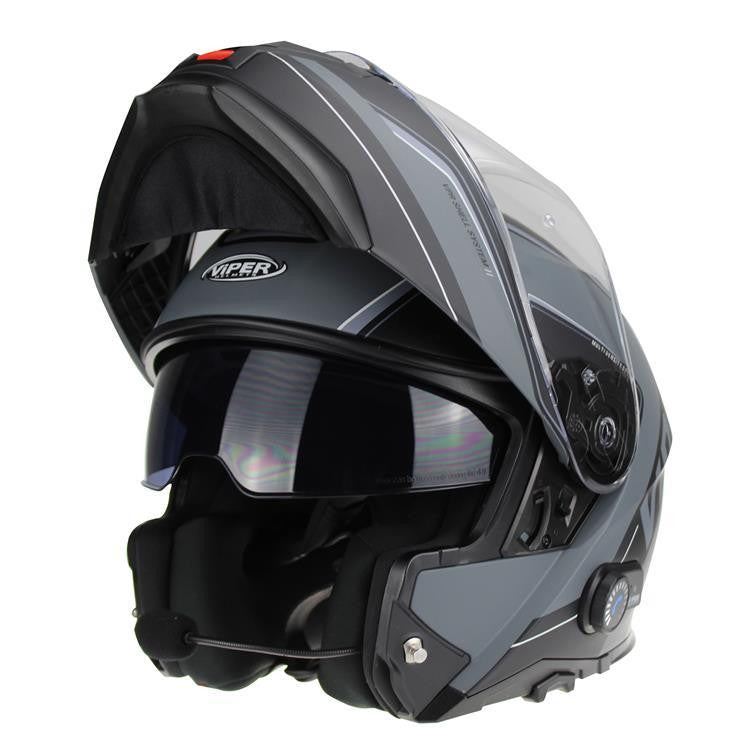 Viper RSV191 Blinc Bluetooth 3.0 Flip Up Modular Motorcycle Helmet