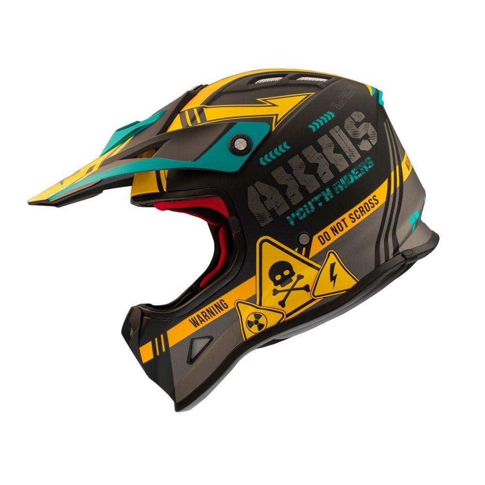 Axxis Wolverine B Matt MX Kids Youth Junior Modular Helmet