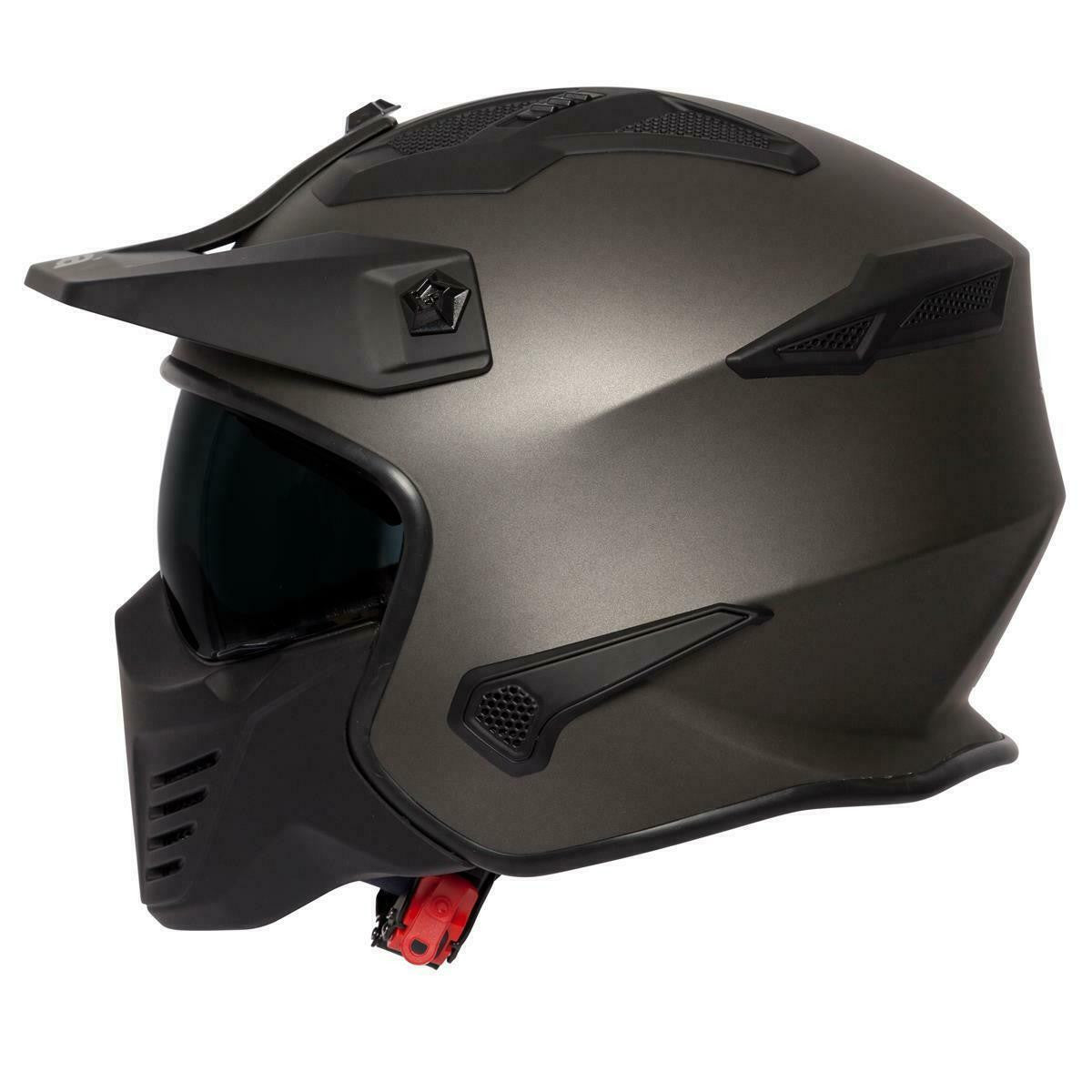 Spada Storm Open Face Motorcycle Motorbike Helmet