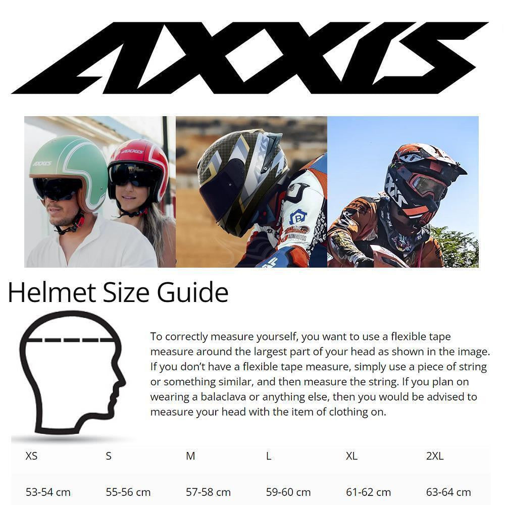 Axxis Draken Matt S Sonar Motorcycle Motorbike Full Face Helmet