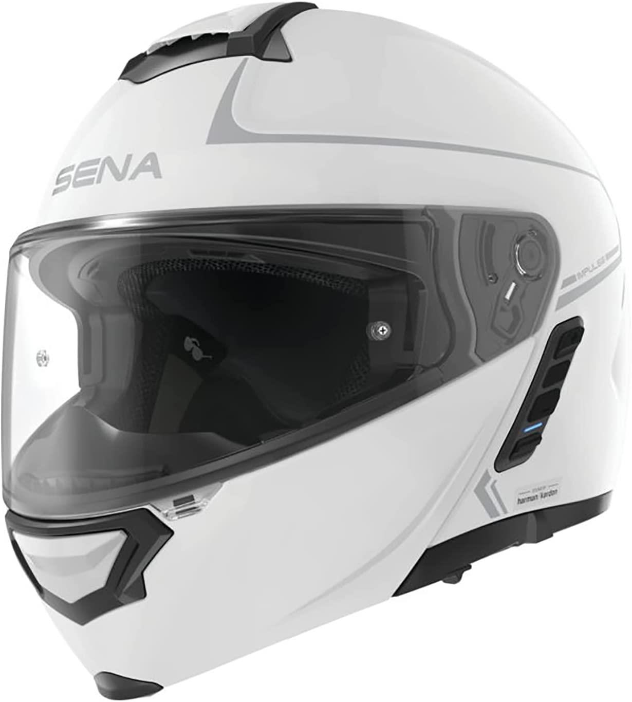 Sena Impulse Flip Up Motorcycle Helmet With Mesh And Bluetooth Intercom