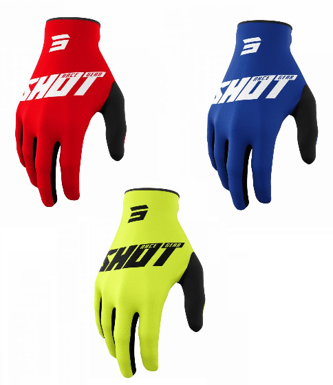 Shot Raw Motocross Mx Gloves Burst 2022