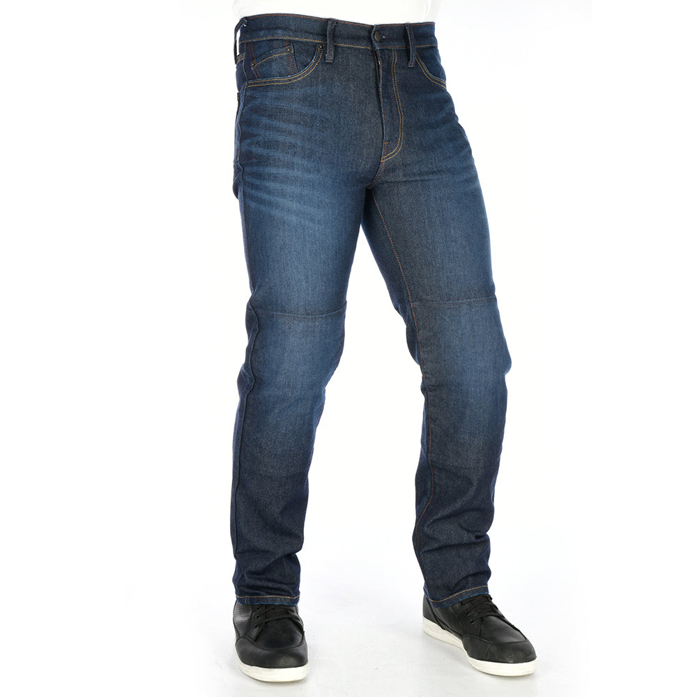 Oxford Dynamic Motorcycle Jeans Straight MS Dark Aged Long Leg