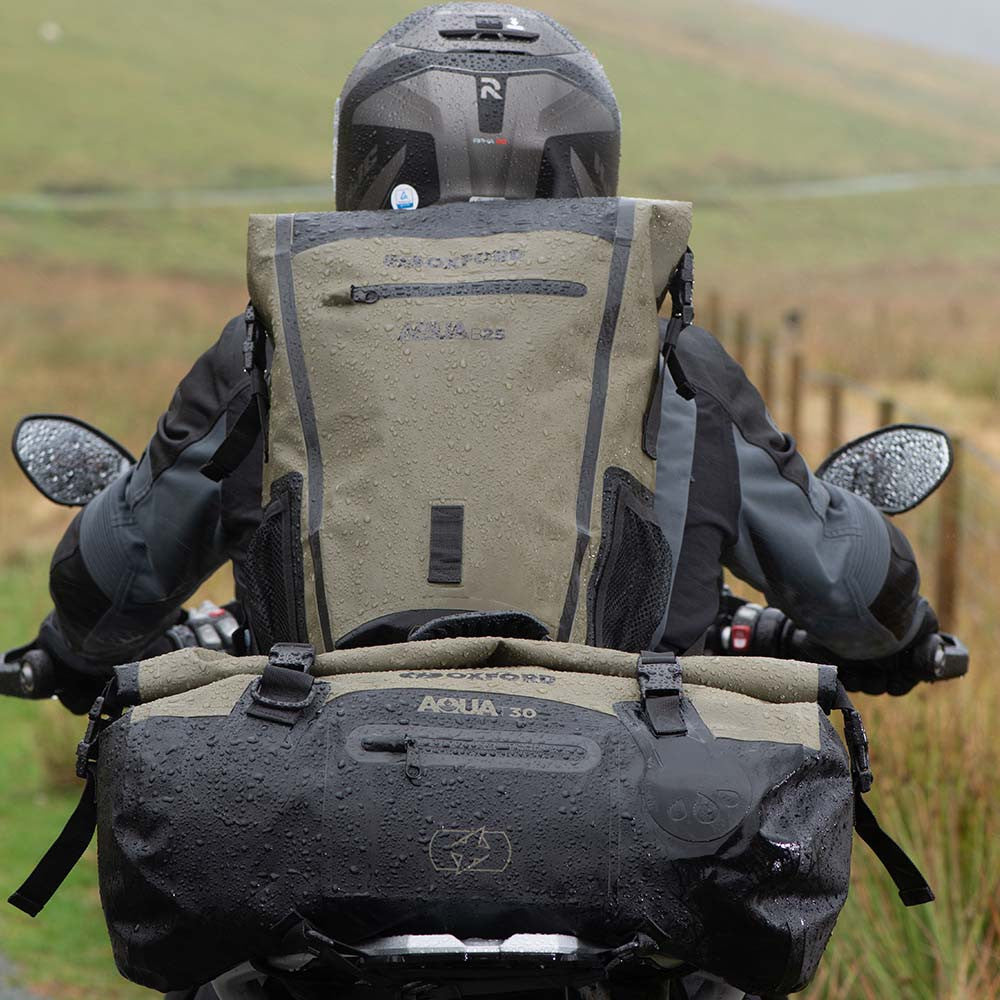 Oxford Aqua B-25 Hydro Backpack Motorbike Luggage 25 L