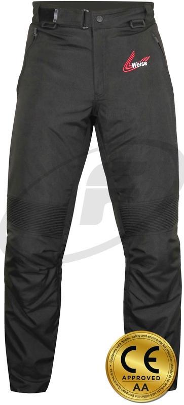 Weise Core Plus Textile Motorcycle Trouser Pans Black