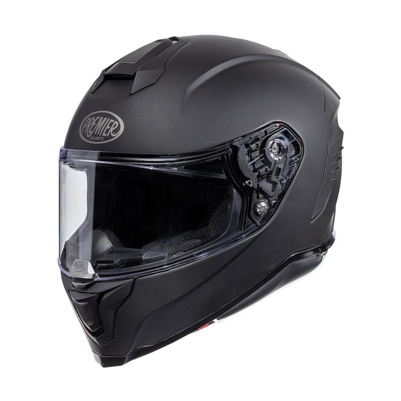 PREMIER HYPER PLAIN MOTORBIKE FULL FACE HELMET