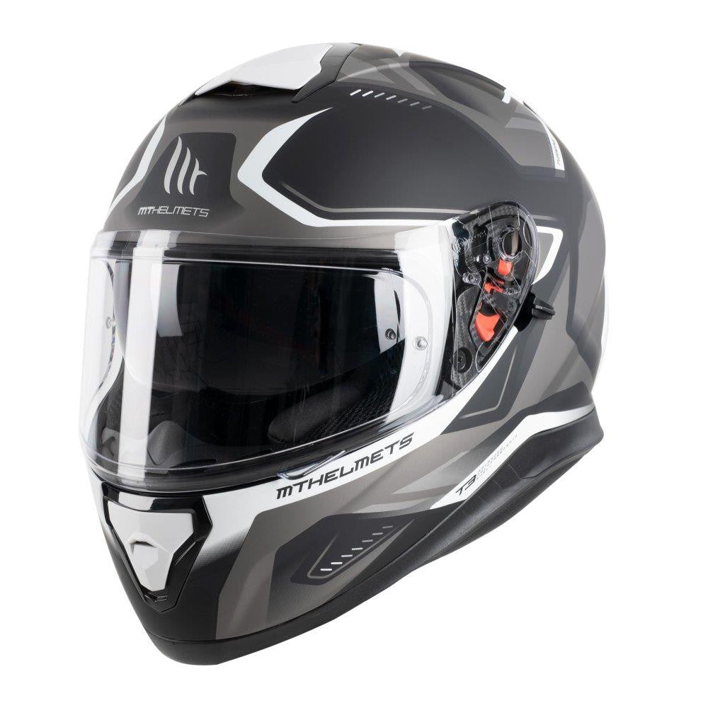 MT Thunder 3 Turbine Full Face Motorcycle Motorbike Matt Graphic Crash Helmet