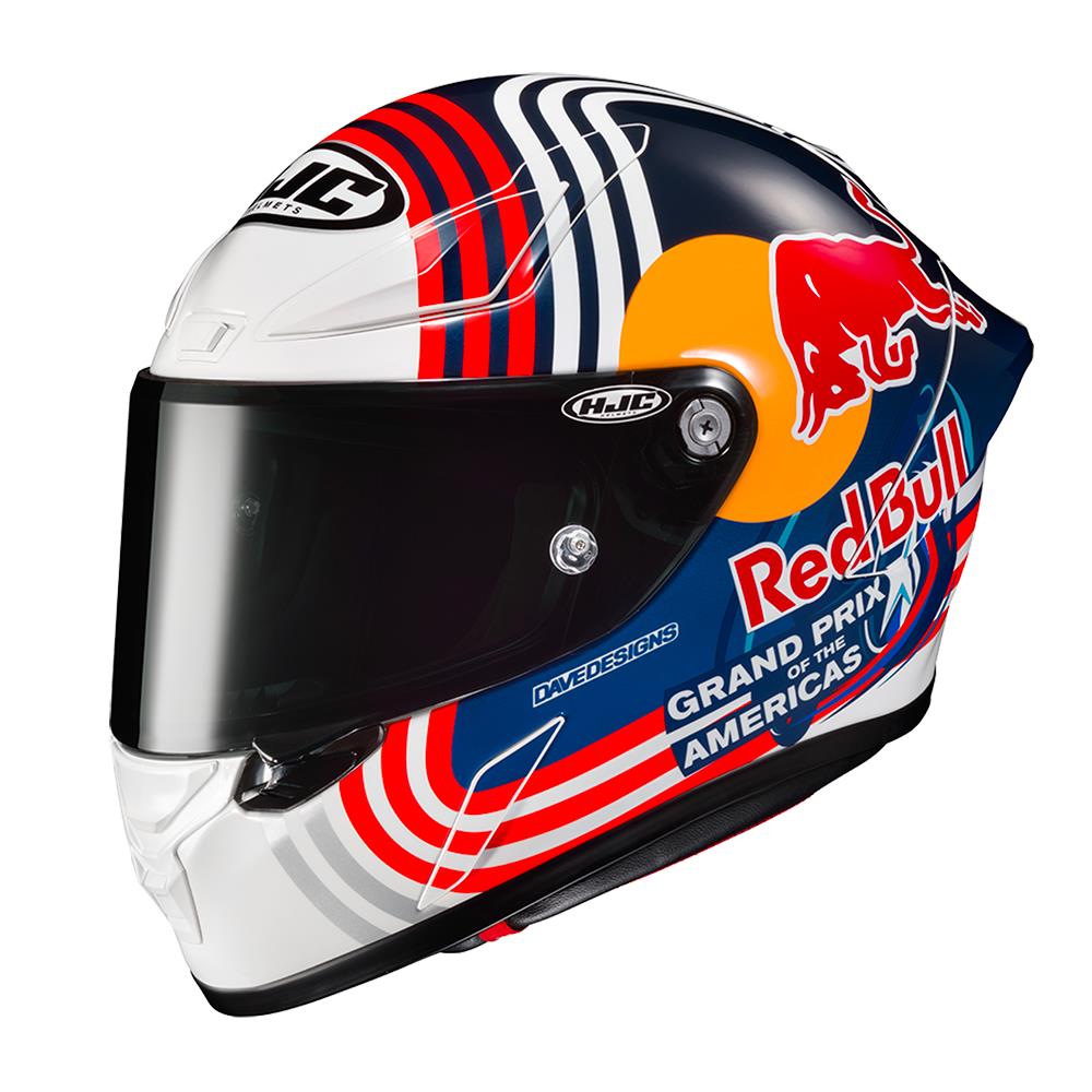 HJC RPHA 1 RED BULL AUSTIN MC21 FULL FACE MOTORCYCLE HELMET FIM HOMOLOGATIONS