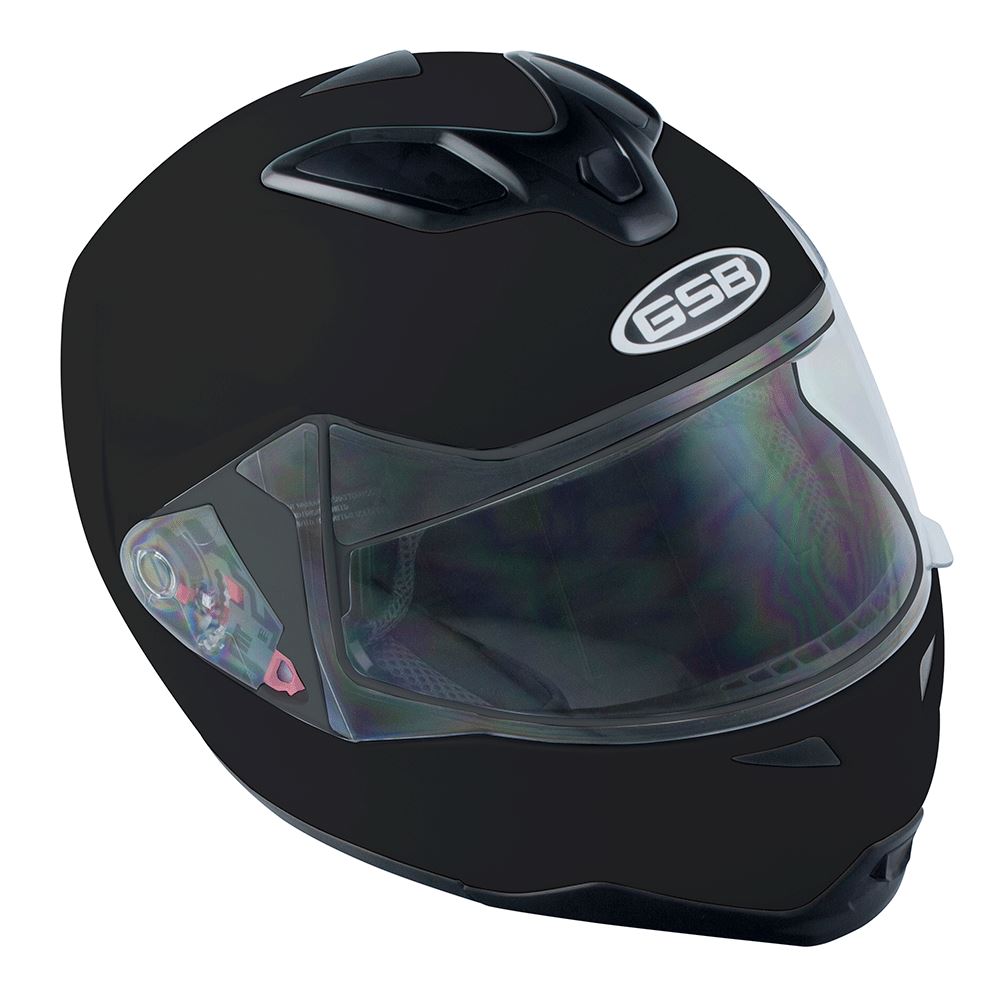 Bikeit Motorcycle Motorbike G339 Dual Visor Dual Top Vent Flip Up Helmet