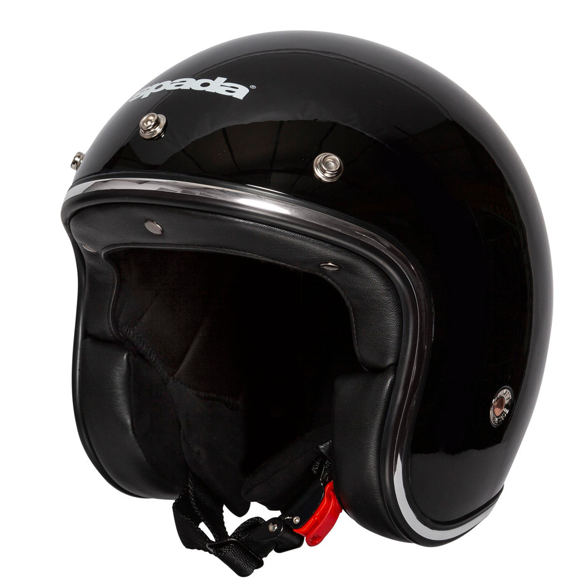 Spada Classic Plain Open Face Motorcycle Jet Helmet