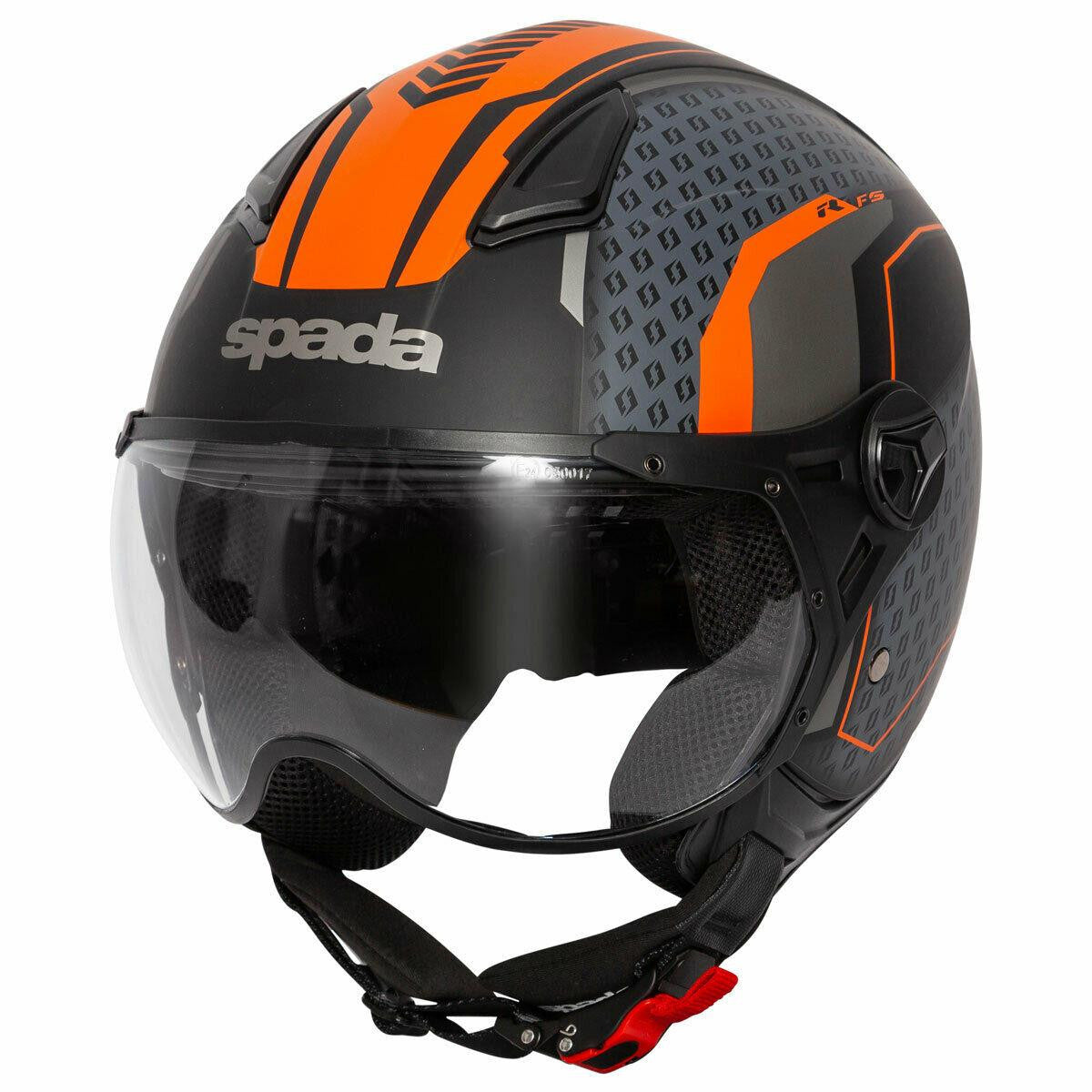 Spada Hellion Arrow Open Face Motorcycle Scooter Bike Helmet