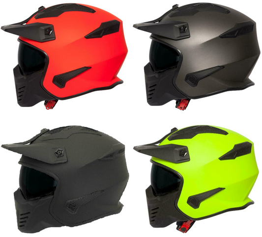 Spada Storm Open Face Motorcycle Motorbike Helmet