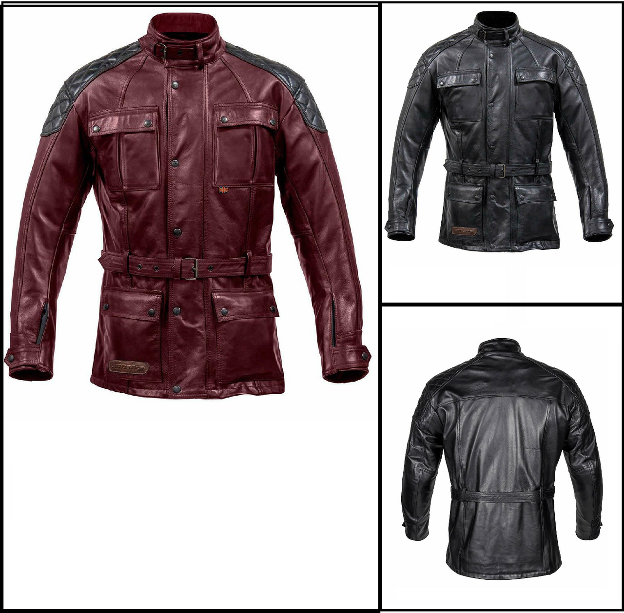 Spada Berliner Motorcycle Motorbike Leather Jacket