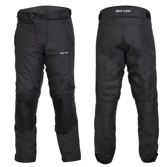 Rayven Alaska WP Textile Motorcycle Trousers - Black