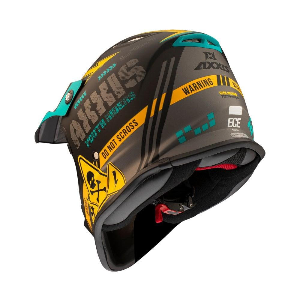 Axxis Wolverine B Matt MX Kids Youth Junior Modular Helmet