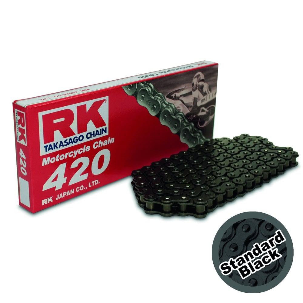 RK Taka Sago Motorcycle Motorbike Drive Chain 420SB X 134 Carbon Alloy Steel