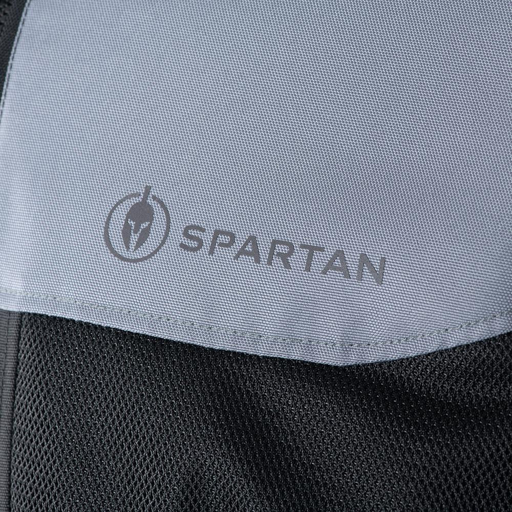 Spartan Air Men’s Motorcycle Motorbike Jacket - Grey/Black