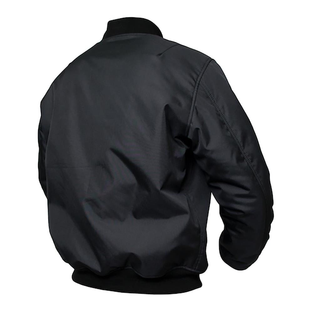 ARMR Moto Bomber Aramid Lined Waterproof Motorcycle CE Approved Jacket Black