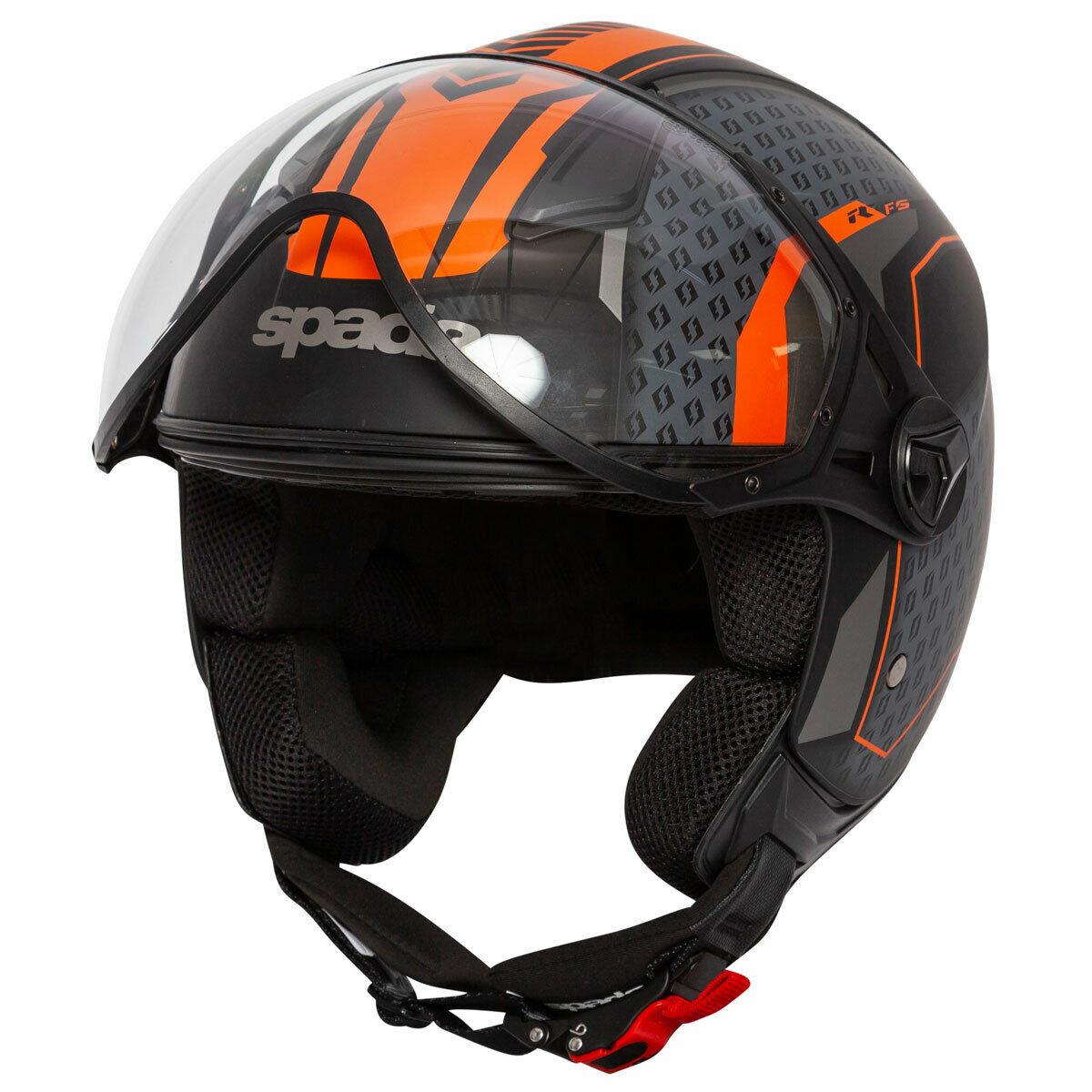 Spada Hellion Arrow Open Face Motorcycle Scooter Bike Helmet