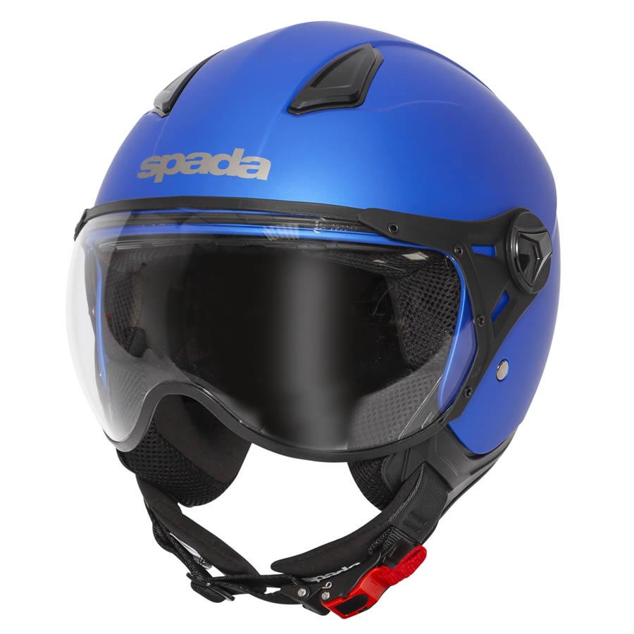 Spada Hellion Plain Open Face Motorcycle Scooter Bike Helmet