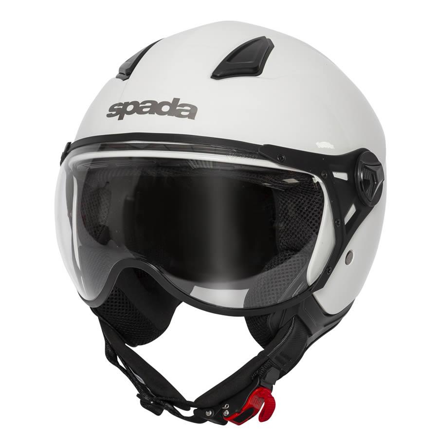 Spada Hellion Plain Open Face Motorcycle Scooter Bike Helmet