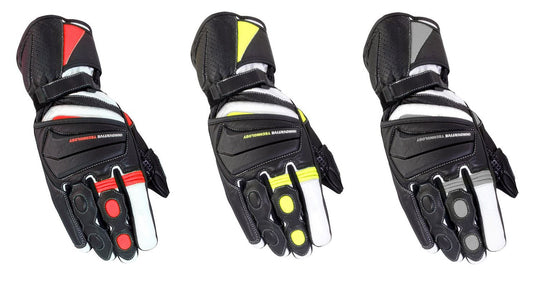 New Crossfire Genuine Leather Motorcycle Gloves