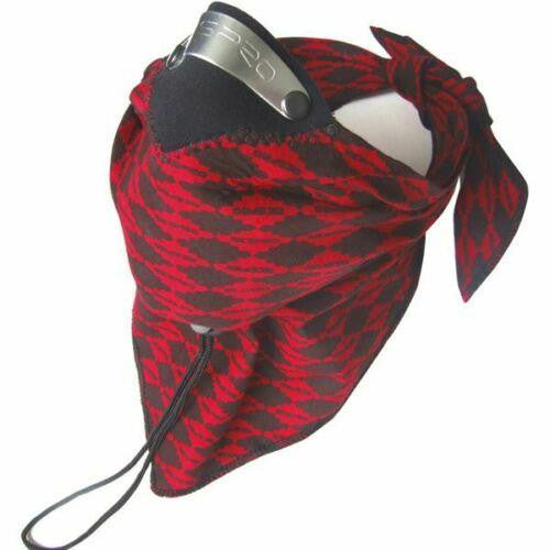 Respro Motorcycle Motorbike Anti-pollution Bandit Scarf - Diamond Red