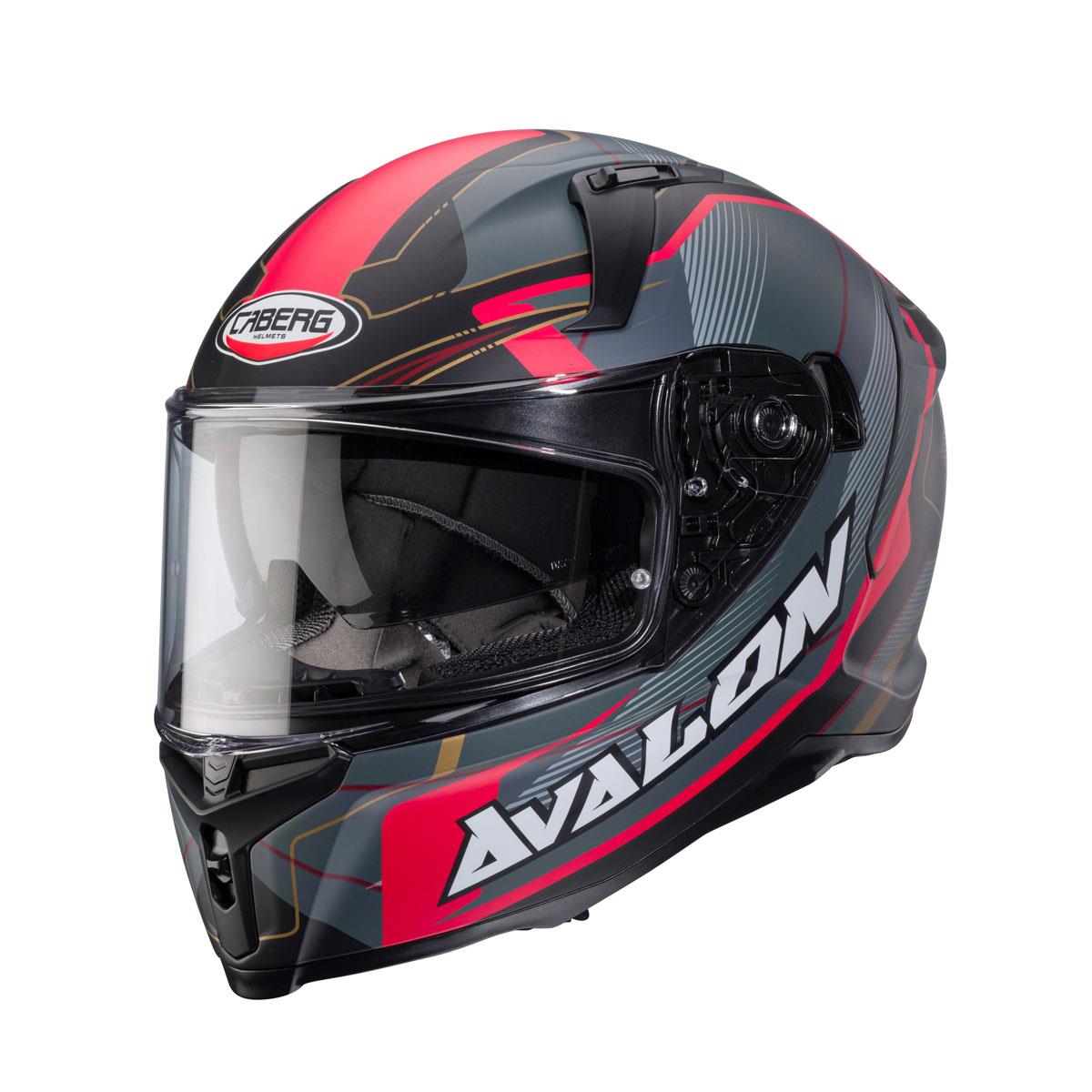 Caberg Avalon X Motorbike Motorcycle Quick Release Crash Vented Helmet