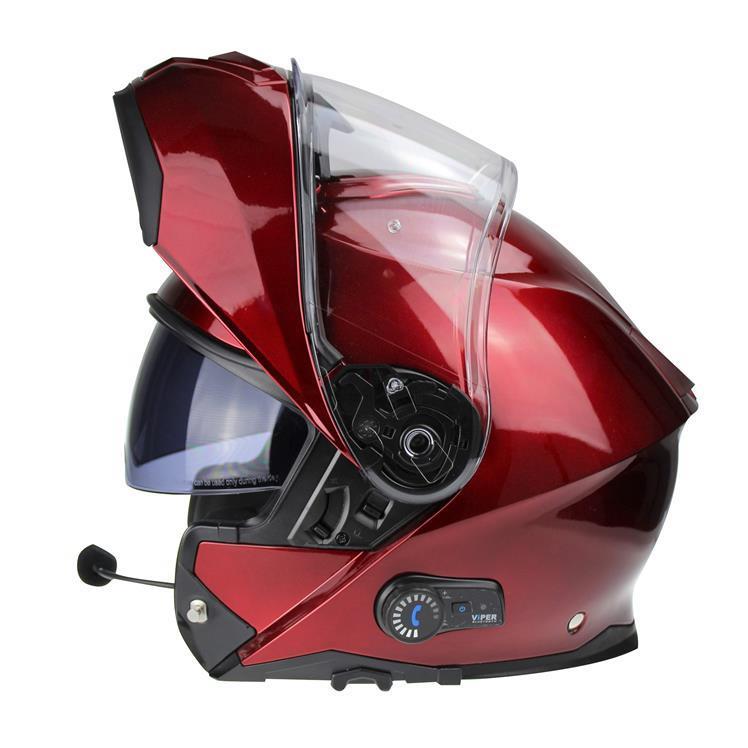 Viper RSV191 Blinc Bluetooth 3.0 Flip Up Modular Motorcycle Helmet