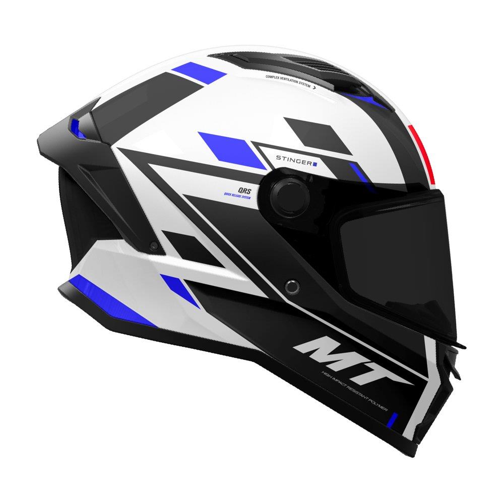 New Mt Stinger 2 Full Face  Motorbike Helmet Sporty Look