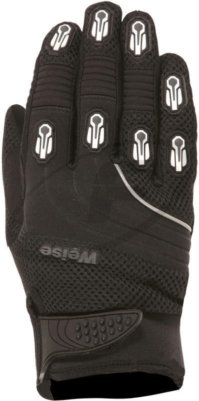 Weise Dakar Motorcycle  Summer Textile Motocross Gloves Black