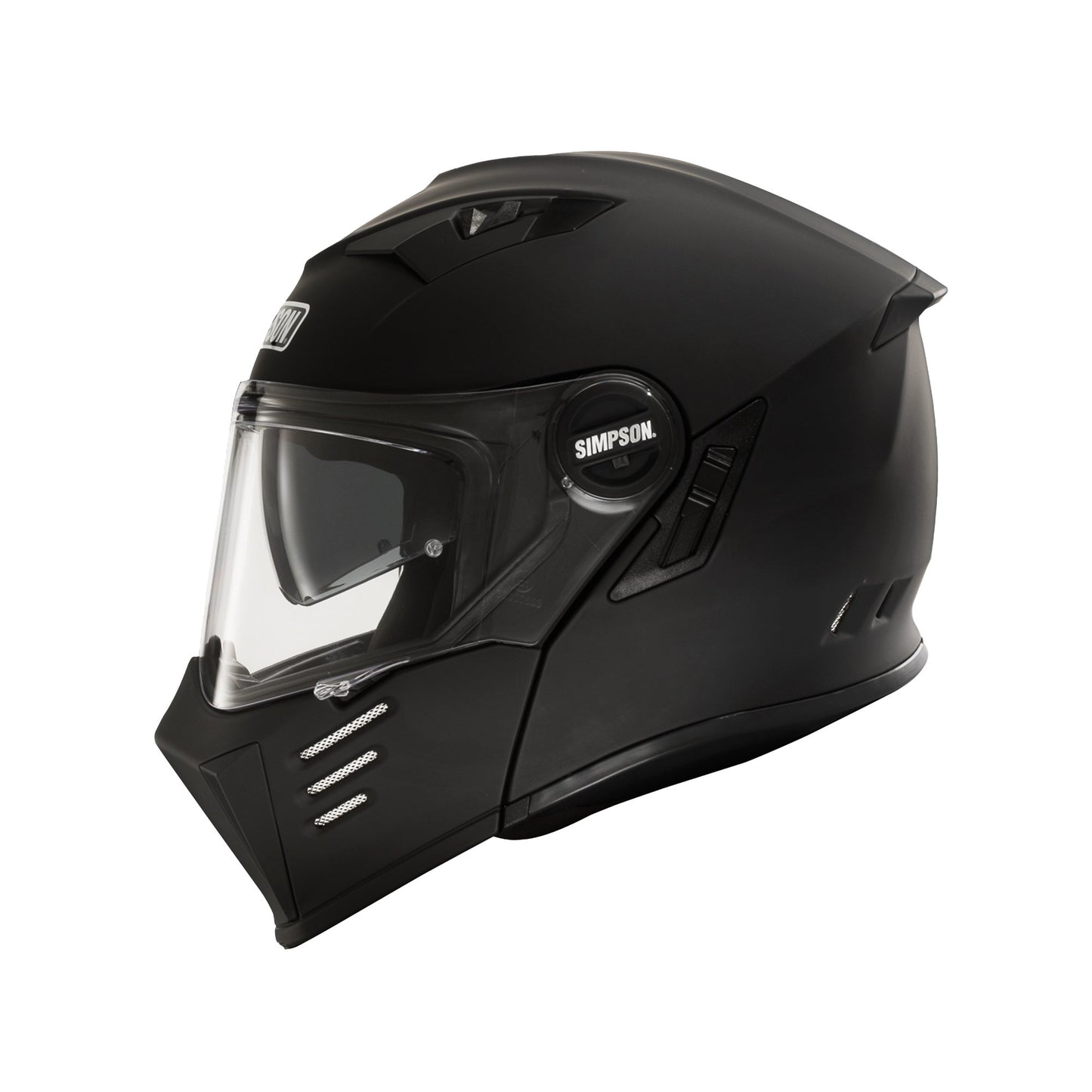 Simpson Darksome Solid Matt Black Full Face Helmet Ece 22.06