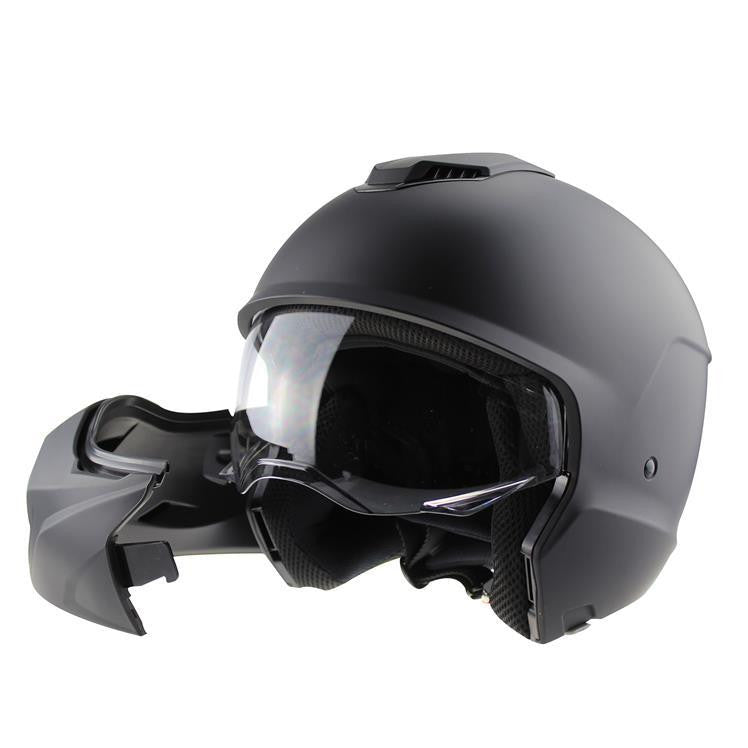 Viper F09 Removable Front Open Face Motorcycle Motorbike Jet Helmet