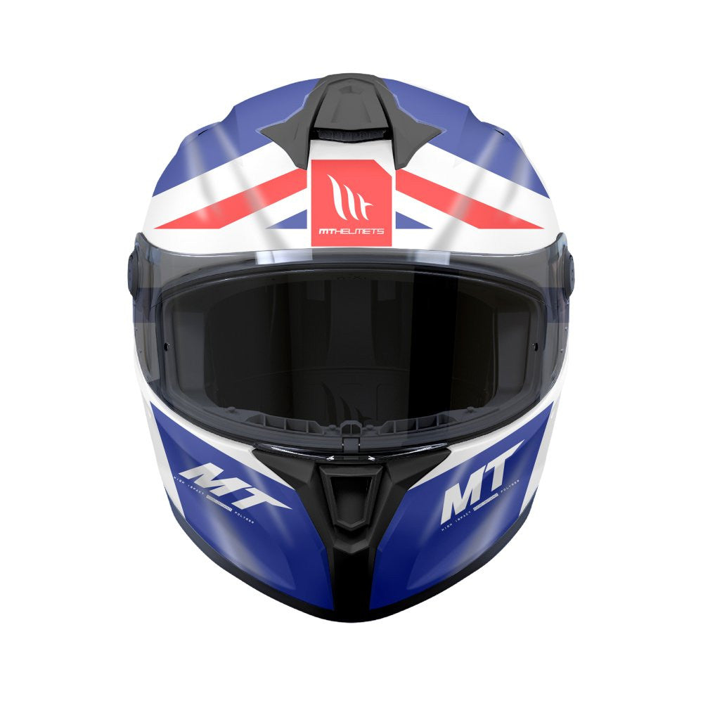 MT Targo S Britain A2 & B15 Motorcycle Full Face Helmet