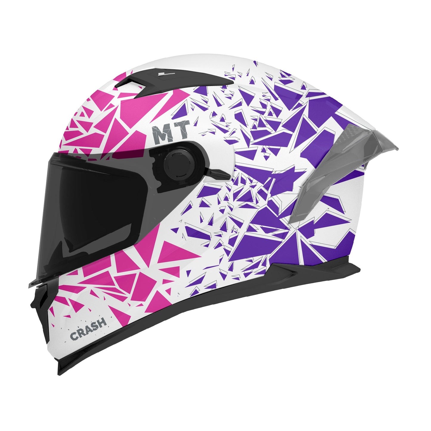 MT Braker Crash SV A8 Matt White Pink Purple Small