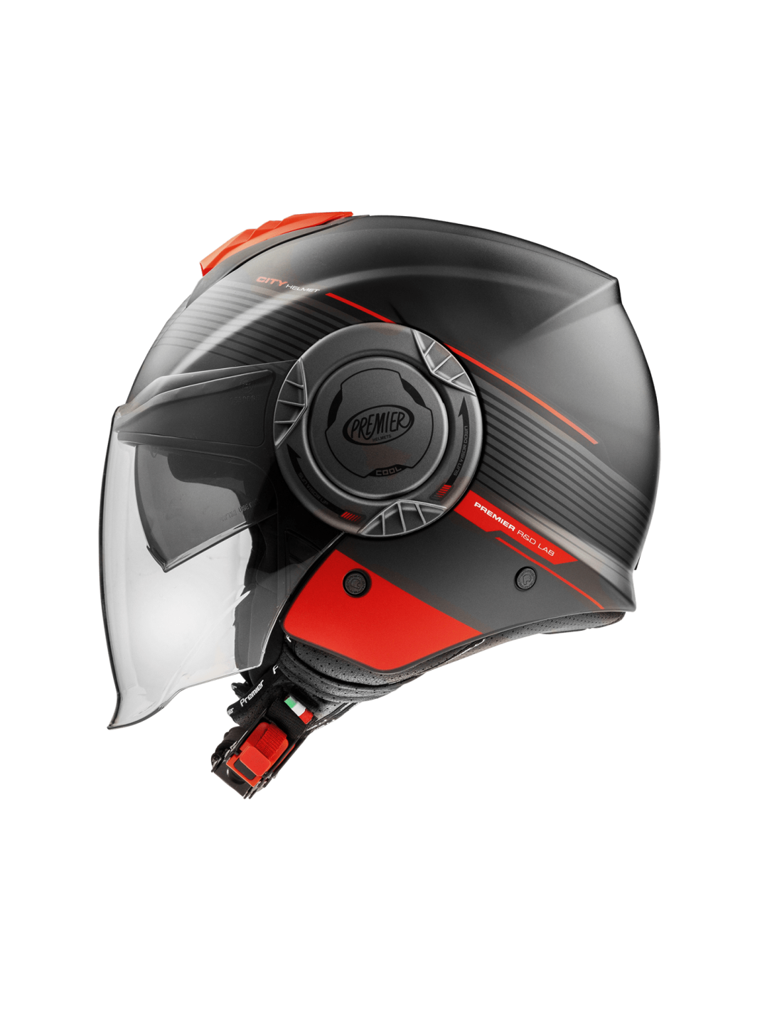 PREMIER COOL CH OPEN FACE MOTORBIKE SCOOTER HELMET WITH VISOR