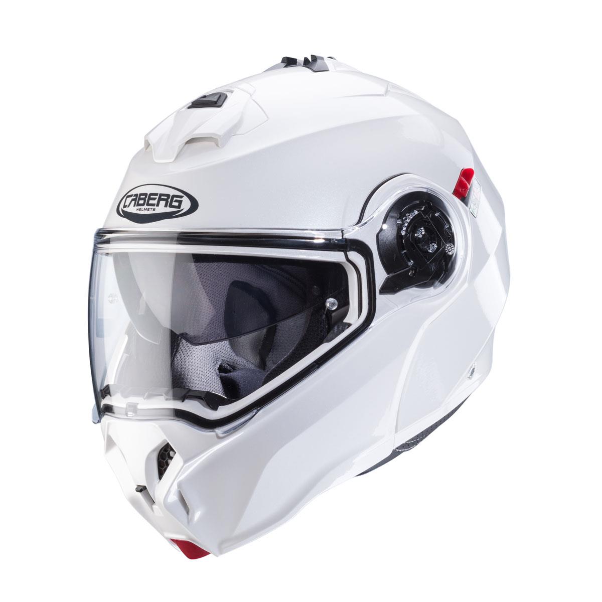 CABERG DUKE EVO WHITE METAL FULL FACE MOTORCYCLE HELMET