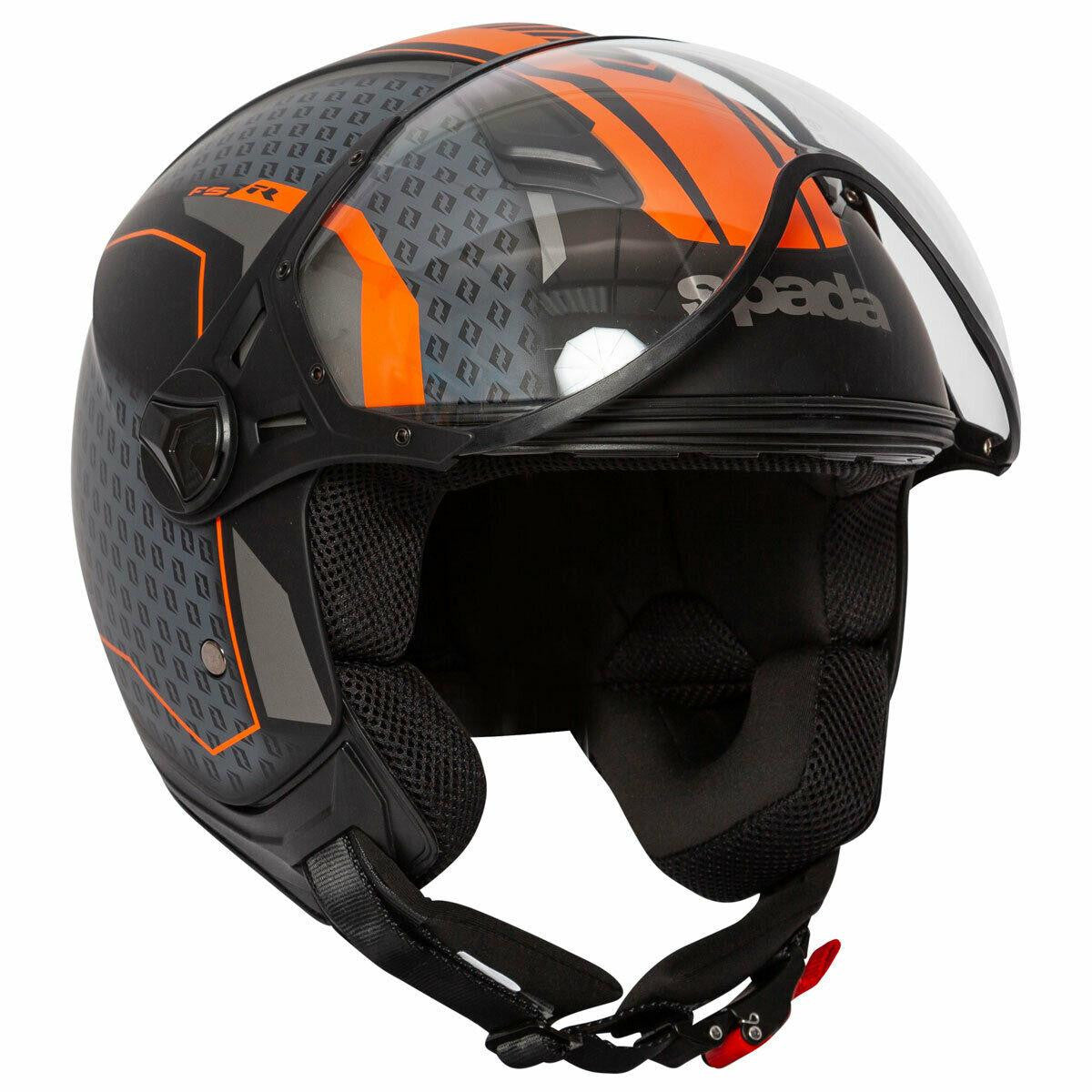 Spada Hellion Arrow Open Face Motorcycle Scooter Bike Helmet