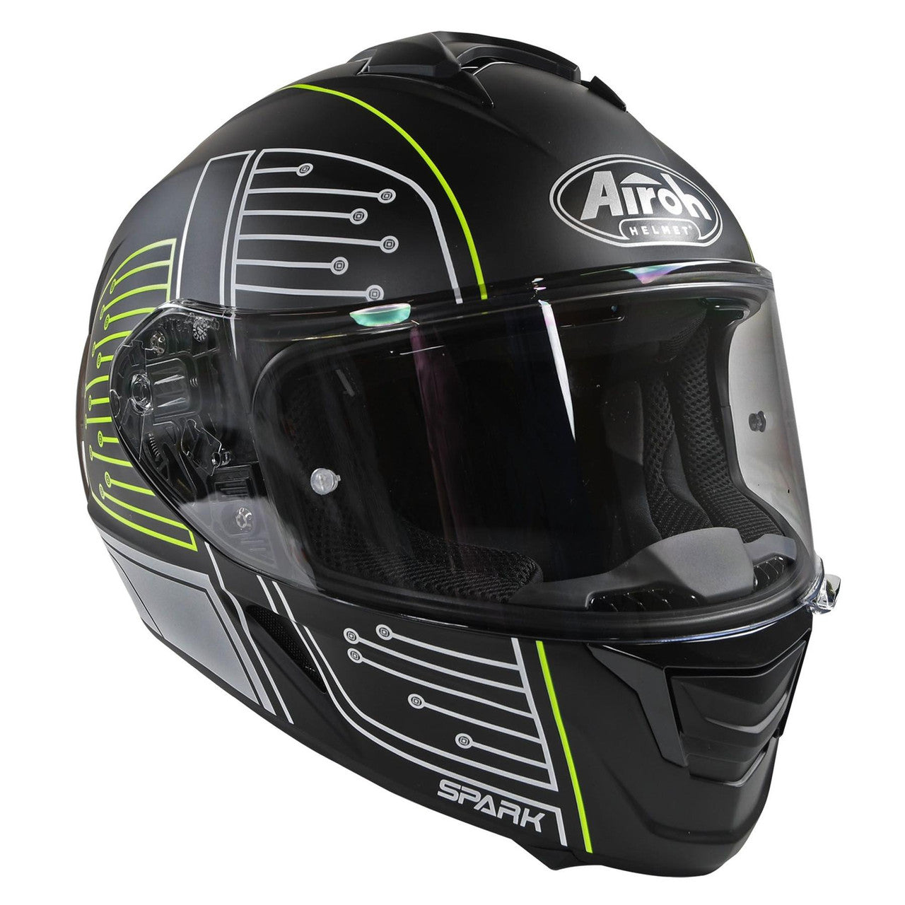 Airoh Spark Flow Full Face Motorcycle Motorbike Helmet