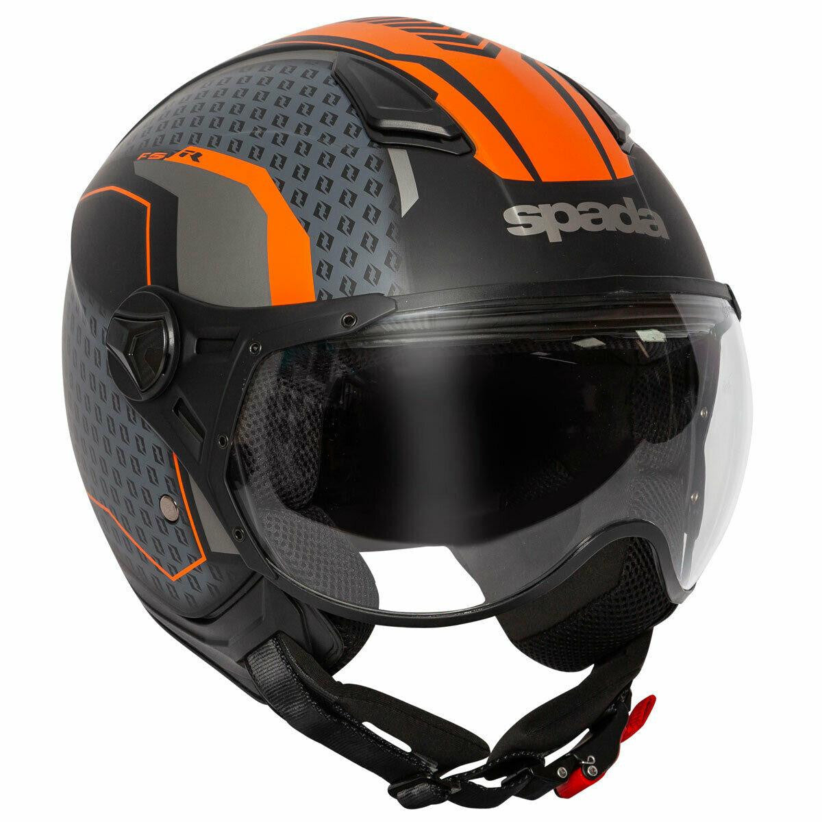 Spada Hellion Arrow Open Face Motorcycle Scooter Bike Helmet