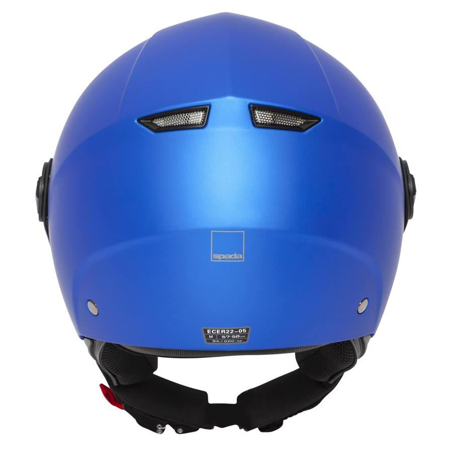 Spada Hellion Plain Open Face Motorcycle Scooter Bike Helmet