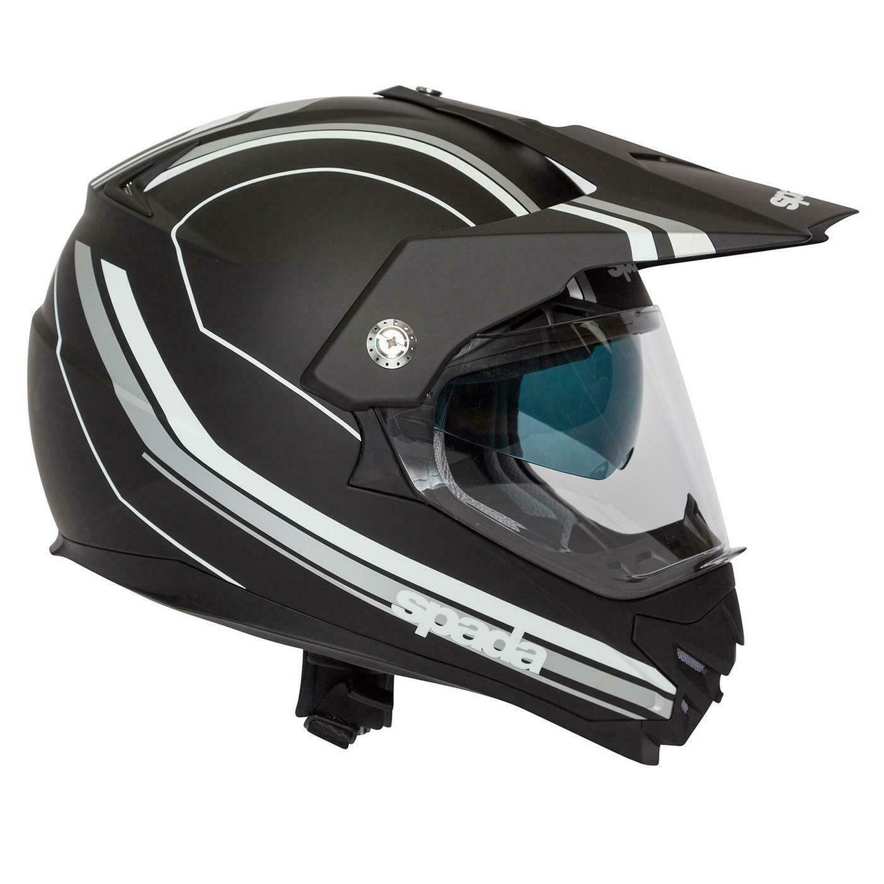 Spada Intrepid Delta Dual Sport Adventure Motorcycle Motorbike Helmet