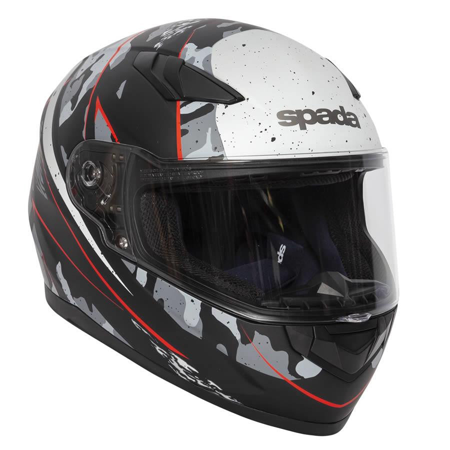 Spada Raiden Camo Full Face Motorcycle Motorbike Helmet